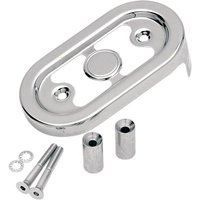19-0388 - Drag Specialties Regulator Covers For Harley Davidson XL 1200 C 1996-2003 - Chrome