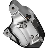 Image of 46467 - Drag Specialties 4 Piston Brake Caliper For Harley Davidson FLST 1340 1987-1990 Front Left - Chrome