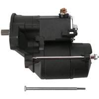 Image of 80-1001 - Drag Specialties 1.4 kW High-Performance Starter Motor For Harley Davidson FLHR 1340 1994-1998 - Black