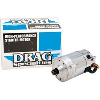 80-1006 - Drag Specialties 1.4 kW Compact High-Performance Starter Motor For Harley Davidson FL 1200 1973-1977 - Chrome