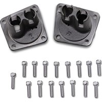 20489BK-BX-LB1 - Drag Specialties Lifter Blocks For Harley Davidson FL 1200 1953-1977 - Black