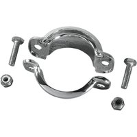 74785 - Drag Specialties Silencer Clamps For Harley Davidson FLHTC1340 1985-1986 - Chrome