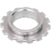 71349 - Drag Specialties Steering Stem Bearing Adjusting Nut For Harley Davidson FXDWG 1340 1993-1998 - Silver