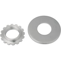 23-0326-BC102 - Drag Specialties Steering Stem Bearing Adjusting Nut For Harley Davidson FXDWG 1340 1993-1998 - Chrome