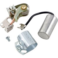 MC-DRAG013 - Drag Specialties Points & Condenser Kit For Harley Davidson FL 1200 1970-1977 - Black/Silver