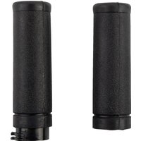 170506ADTSBC324 - Drag Specialties Replacement OEM-Style Rubber Grips For Harley Davidson FLD 1690 2012-2013 - Black