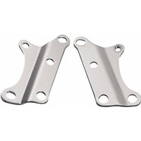 28-0013-SC4 - Drag Specialties XL Engine Mount Plates For Harley Davidson XL 1200 C 1996-2003 Front - Chrome