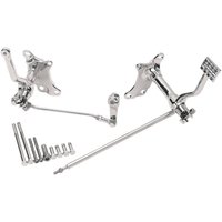 Image of 056129 - Drag Specialties Forward Controls without Pegs For Harley Davidson XL 1200 C 1996-2003 - Chrome