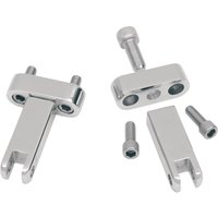 Image of 243659 - Drag Specialties Passenger Foot Peg Mount Kit For Harley Davidson FLHR 1340 1994-1998 - Chrome