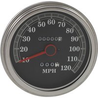 Image of 72423M - Drag Specialties 5" FL-Style 2240:60 Speedometer For Harley Davidson FLST 1340 1987-1990