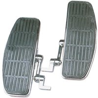 Image of 17-0417-BXLB2 - Drag Specialties Bolt On Adjustable Floorboards For Harley Davidson FXST 1340 1985-1999 - Black/Chrome/Unfinished