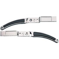 51-0179-BX-LB2 - Drag Specialties Rear Fender Struts For Harley Davidson XLH 1100 1986-1987 - Black/Chrome