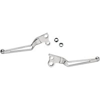 Image of 273150-BC3-N - Drag Specialties Stealth Series Clutch & Brake Lever Set For Harley Davidson FLH 1340 1982-1984 - Chrome