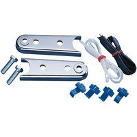 20-0369-BC251 - Drag Specialties Turn Signal Relocation Kit For Harley Davidson FXST 1340 1985-1999 Rear Chrome