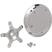 14-0210-SC4 - Drag Specialties Five-Bolt Domed Air Cleaner Insert For Harley Davidson FLSTC1450 2000-2001 - Chrome