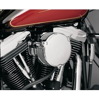 121165 - Drag Specialties High Performance 6" Dragtron II Air Cleaner Kit For Harley Davidson FLHR 1450 2002-2003 - Chrome