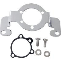 Image of 121143 - Drag Specialties Air Cleaner Support Bracket Kit For Harley Davidson FLH 1340 1984 - Black/Chrome