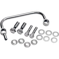 35-0321 - Drag Specialties Crankcase Breather Kit For Harley Davidson FLD 1690 2012-2013 - Chrome