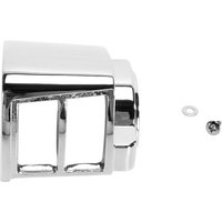 Image of 07-0544A-BC114 - Drag Specialties Handlebar Switch Housing Kit For Harley Davidson FLH 1340 1982-1984 - Chrome