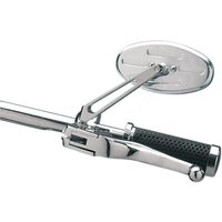 302166-BC3N-BX2 - Drag Specialties Stealth I Mirror For Harley Davidson FLFBS 1868 2022 - Chrome/Silver