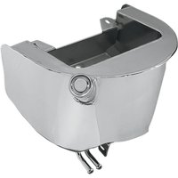 74761 - Drag Specialties Winged Oil Tank For Harley Davidson FLST 1340 1989-1990 - Chrome