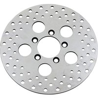 060175ASP-BC647 - Drag Specialties Vintage Drilled Brake Disc Shovelhead For Harley Davidson FX 1200 1977-1979 Front - Silver
