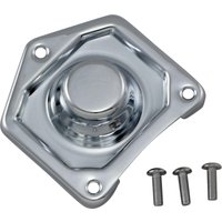 302059-BC204 - Drag Specialties Solenoid Body Cover for Big Twin For Harley Davidson FLD 1690 2012-2013 - Chrome