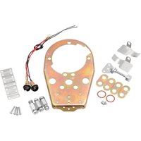 12-0034B - Drag Specialties Base Plate for Cat Eye Dash Cover For Harley Davidson FL 1200 1970-1977 - Zinc