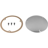 Image of 33-0017K-BC427 - Drag Specialties Derby Cover For Harley Davidson FL 1200 1970-1977 - Chrome