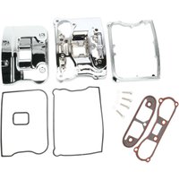 33-0082A-BXLB2 - Drag Specialties Rocker Box Kit For Harley Davidson FLH 1340 1984 - Chrome