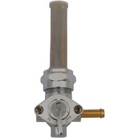 03-0040R-BC331 - Drag Specialties Fuel Petcock For Harley Davidson FL 1200 1975-1977 Backward - Chrome/Gold