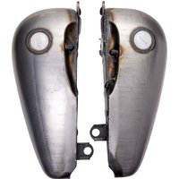 011184-BX36 - Drag Specialties Fat Bob-Style Gas Tank For Harley Davidson FLHR 1340 1994-1995 - 13.2 Litre Raw