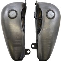 Image of 011242-BX36 - Drag Specialties Fat Bob-Style Gas Tank For Harley Davidson FLHR 1340 1994-1995 - 18.9 Litre Raw