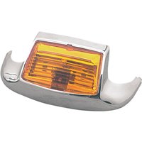 51-0636A-BC344 - Drag Specialties Front Fender Tip Light For Harley Davidson FLH 1340 1984 - Amber