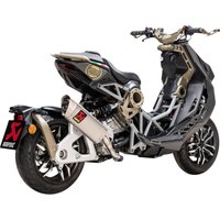 S-IT125SO2-APT - S-IT125SO2-APT - Akrapovic Line Scooter Silencer - Italjet Dragster 200 ABS 2020-2023