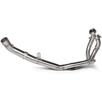 E-H10R10/1 - Akrapovic Header Pipe For Honda CRF1100L 2020-2022 - Silver