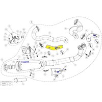 P-HSHDRODCA2 - P-HSHDRODCA2 - Akrapovic Heat Shield - Harley Davidson VRSCF 1250 ABS 2009-2016