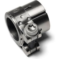 P-HF1485 - Akrapovic Replacement Exhaust & Silencer Clamp For Yamaha XMAX 125 2023-2024 - Silver