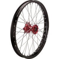 Image of HF-16021-BKRD - Moose Racing SX-1 Wheel For Honda CR125 1984-2007 - Black/Red - Front