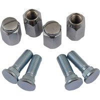 85-1002 - Moose Racing Wheel Stud/Nut Kit For Yamaha YFM 700 GP 4X4 2017-2018 Fits Front Or Rear - Silver