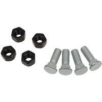 85-1006 - Moose Racing Wheel Stud/Nut Kit For Yamaha YFM 600 FWA 1998 (US Models) Fits Front Or Rear Left - Black/Silver
