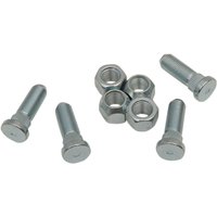 85-1023 - Moose Racing Wheel Stud/Nut Kit For Yamaha YFM 700 KPS 4X4 2018 Fits Front Or Rear - Silver