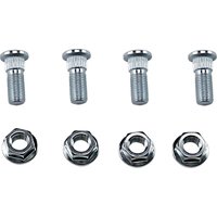 85-1090 - Moose Racing Wheel Stud/Nut Kit For Polaris Big Boss 250 6X6 1993 (US Models) Front - Silver