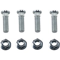 85-1092 - Moose Racing Wheel Stud/Nut Kit For Polaris Ace 500 4X4 2018-2019 (US Models) Fits Front Or Rear - Silver