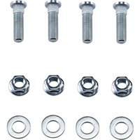 85-1091 - Moose Racing Wheel Stud/Nut Kit For Polaris Hawkeye 300 2X4 2006-2011 (US Models) Fits Front Or Rear - Silver