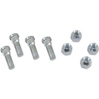85-1102 - Moose Racing Wheel Stud/Nut Kit For Polaris General 1000 4X4 2018-2019 (US Models) Fits Front Or Rear - Silver