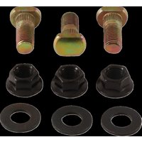 85-1055 - Moose Racing Wheel Stud/Nut Kit For Suzuki LT 80 1988-2006 Fits Front Or Rear - Silver