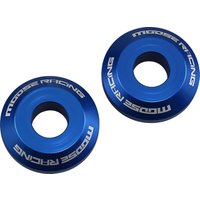 Image of W16-4302L - Moose Racing Fast Wheel Spacer For Yamaha WRF250 2006-2020 Rear - Blue
