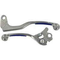 1SGYG73 - Moose Racing Competition Grip Lever Set For Yamaha YZ80 2001 - Blue/Silver
