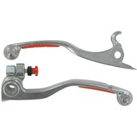 1SGKJ68 - Moose Racing Competition Grip Lever Set For KTM SX125 2006-2008 - Orange/Silver